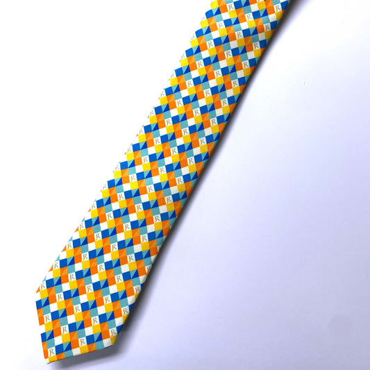 Multi-Colored Logo Tie